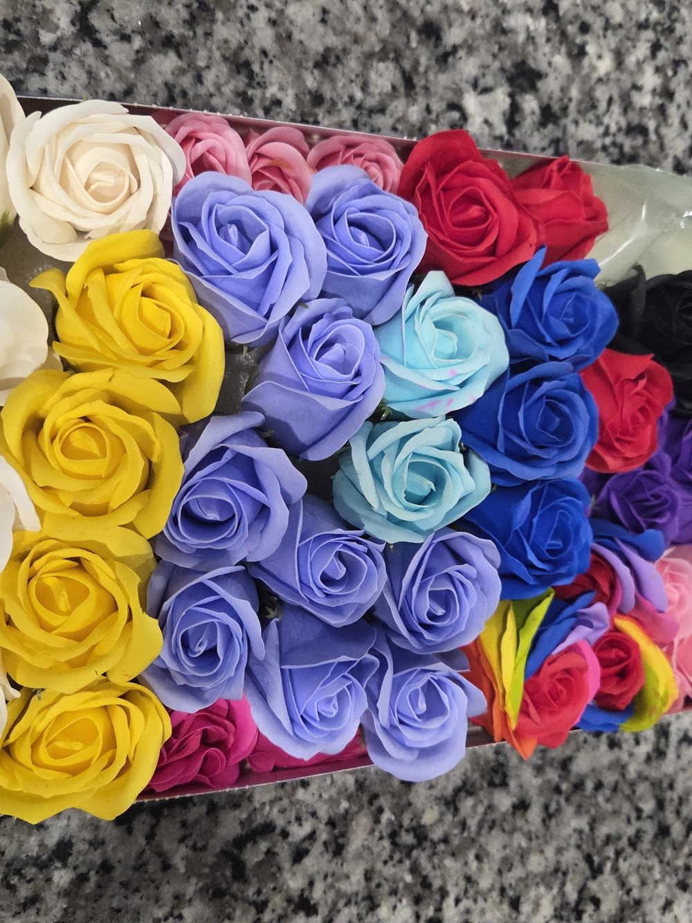 Assorted Soap Roses - Multicolor Set - Picture 2 of 10